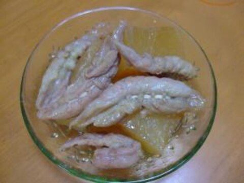 せせりとだいこんの煮物